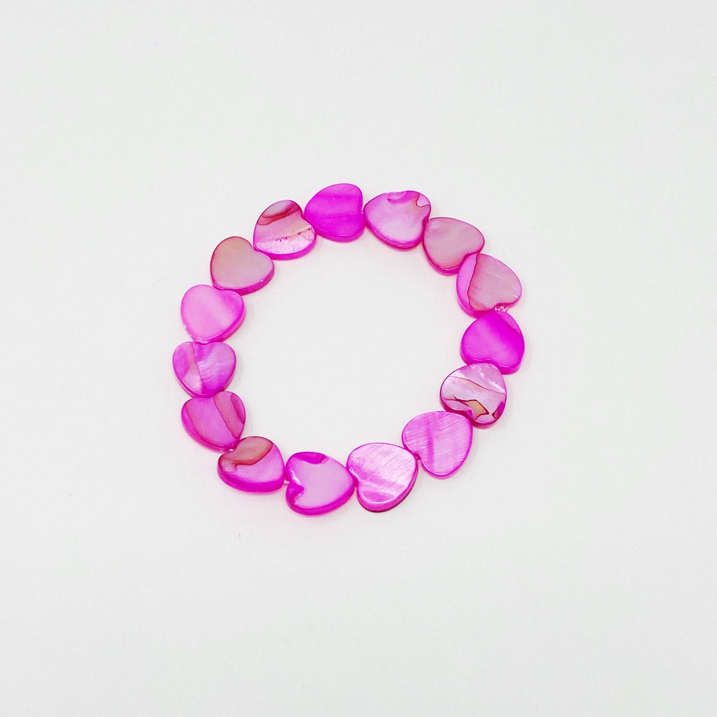 Shelly Heart Stretch Bracelet