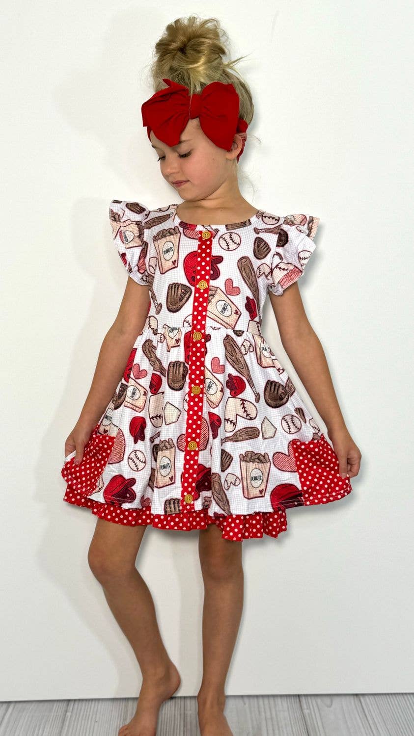 Ball & Peanuts Girls Dress