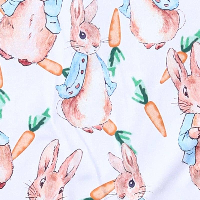 Blue Rabbit Boy Romper