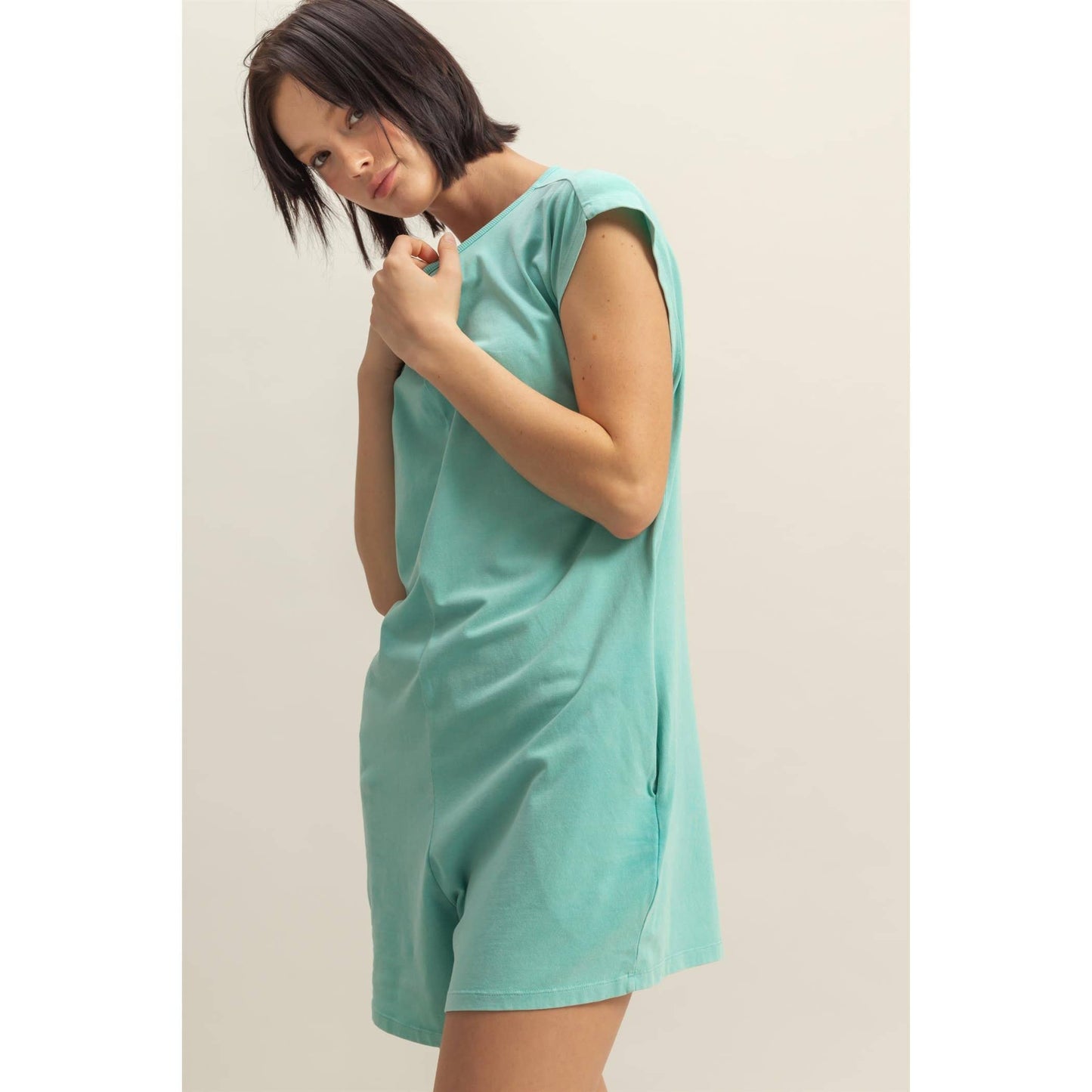 Sleeveless Relaxed Fit Breezy Romper