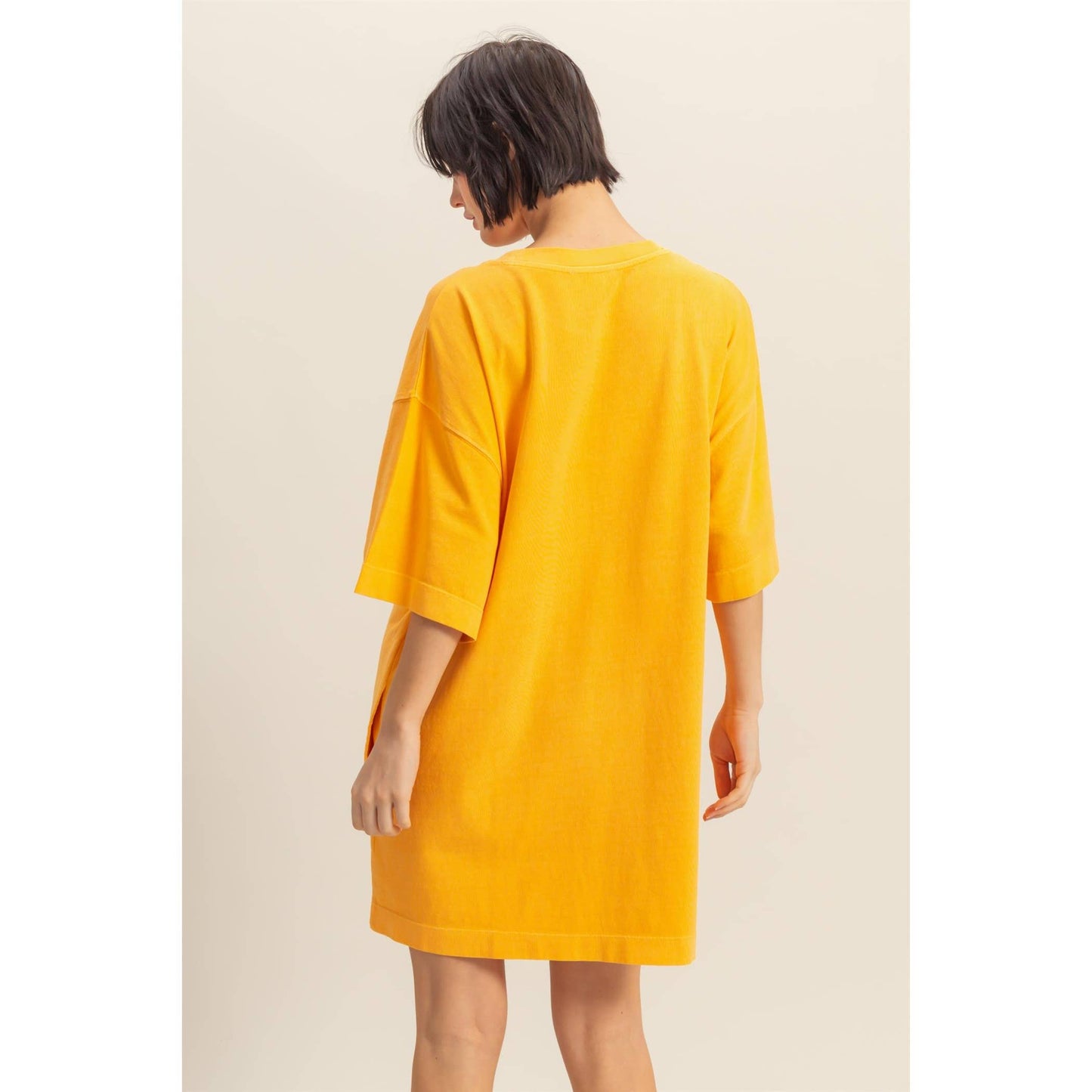 Short Sleeve Relaxed Fit T-Shirt Mini Dress