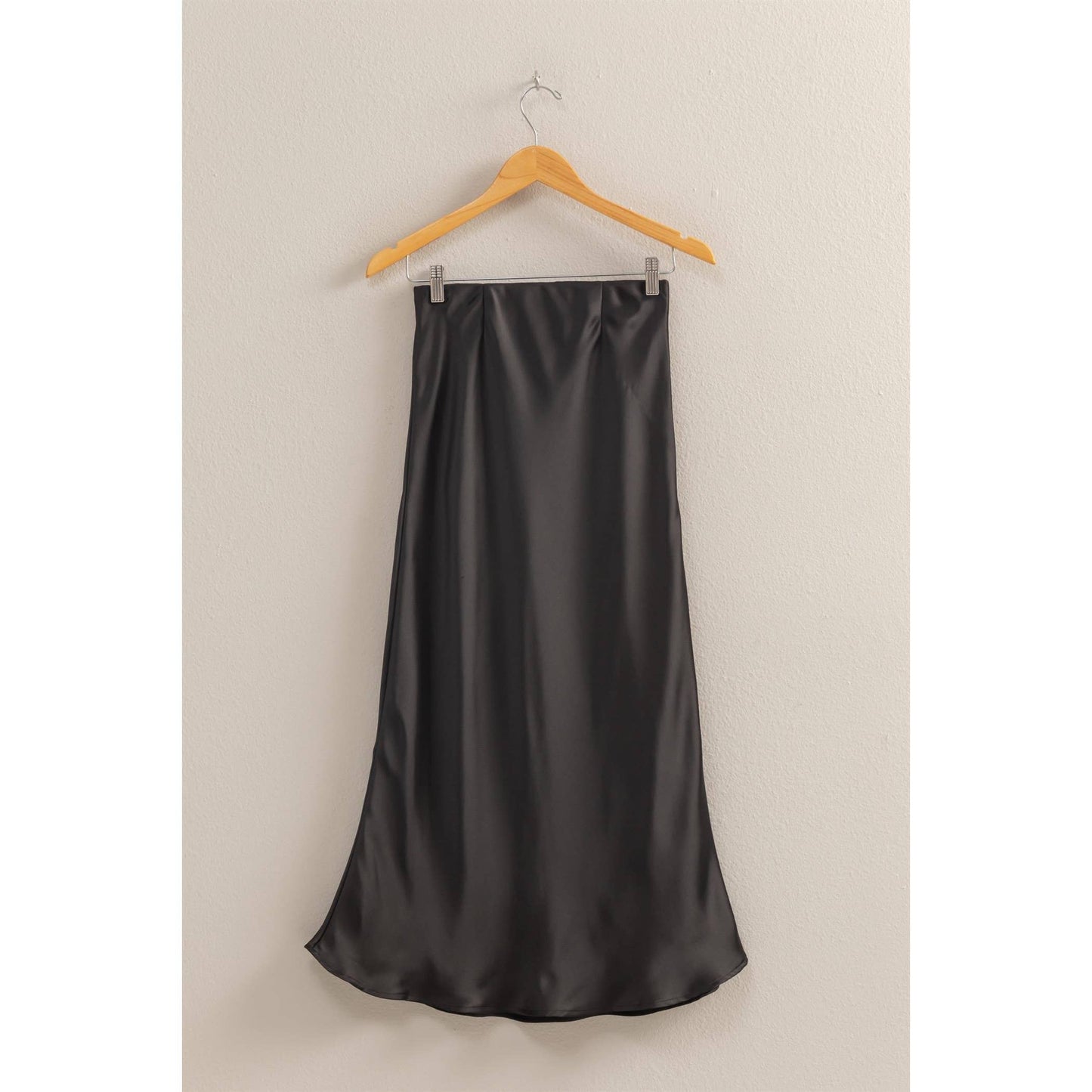 Satin Midi Skirt
