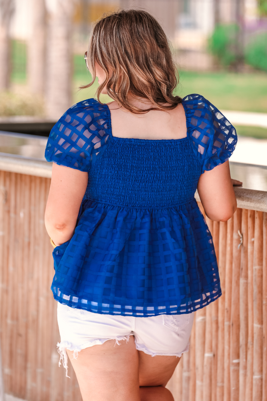 Arizona Smocked Top