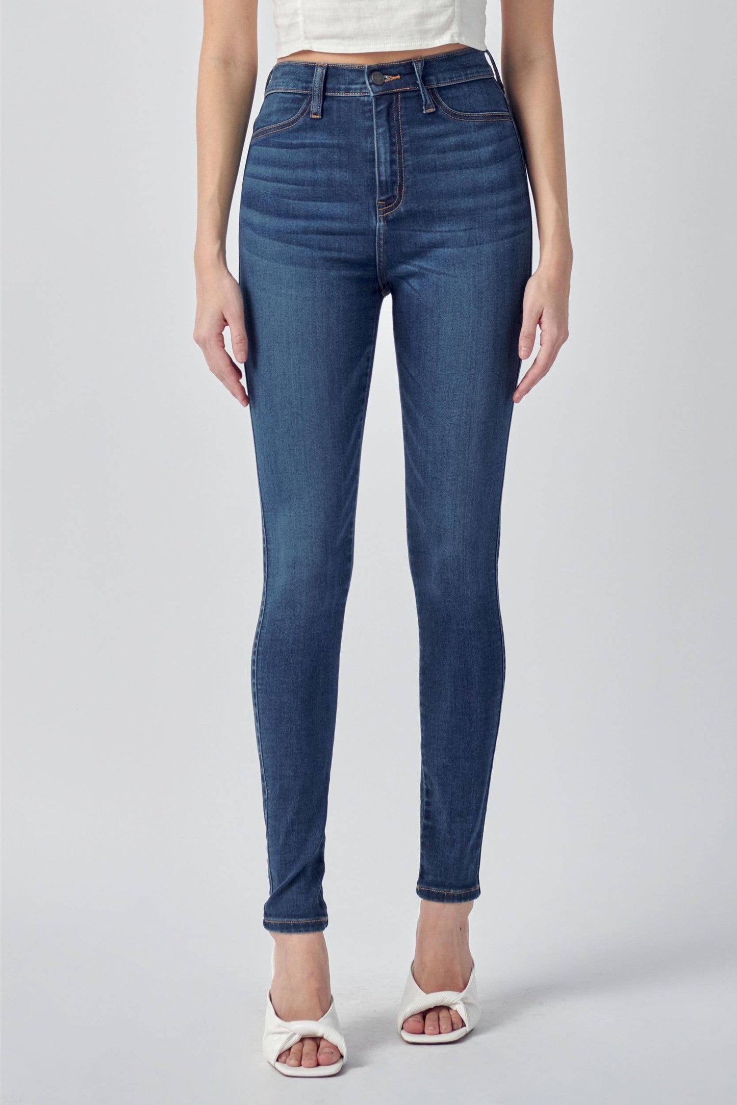 WV17655M Medium Denim High Rise Skinny