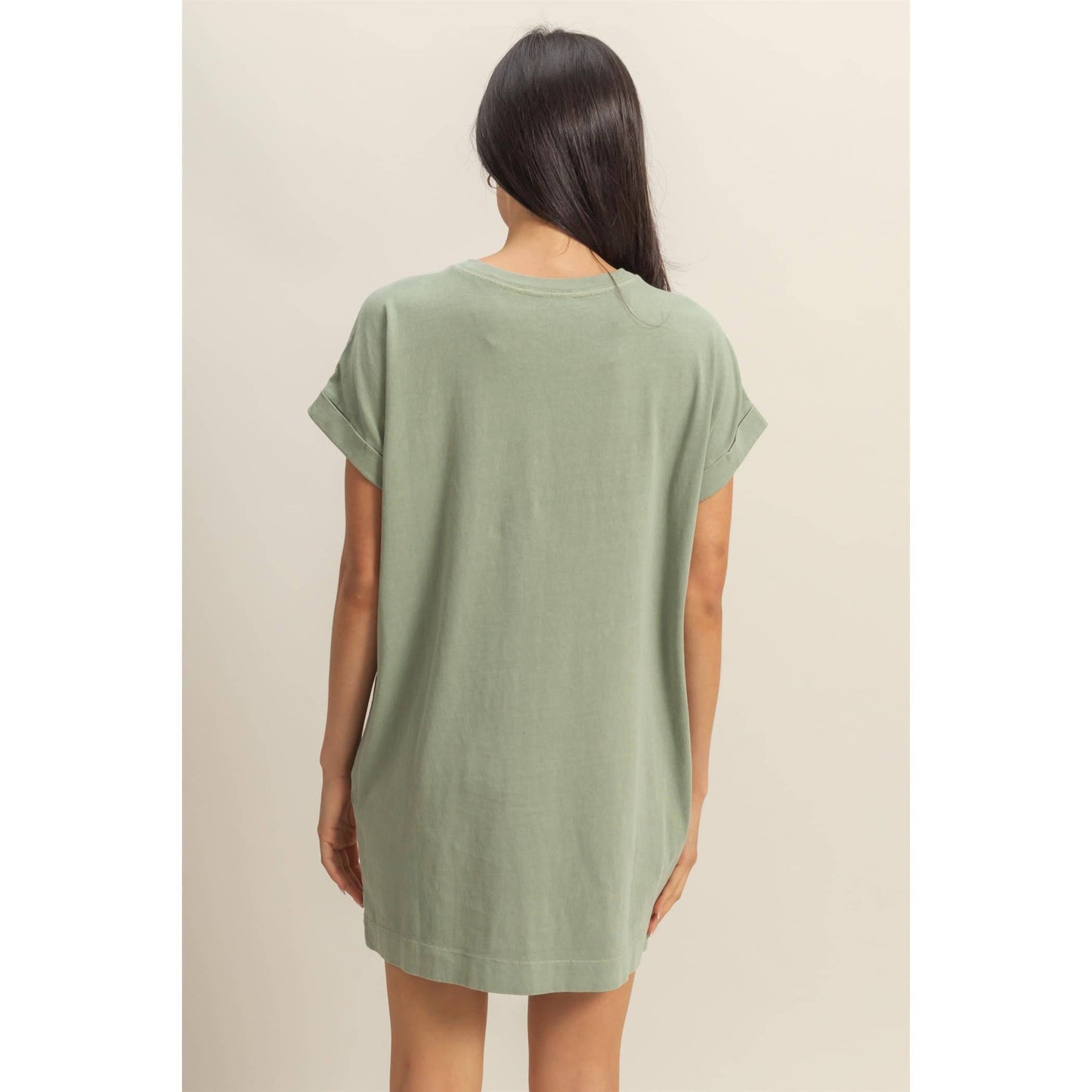 T Shirt Dress Sage