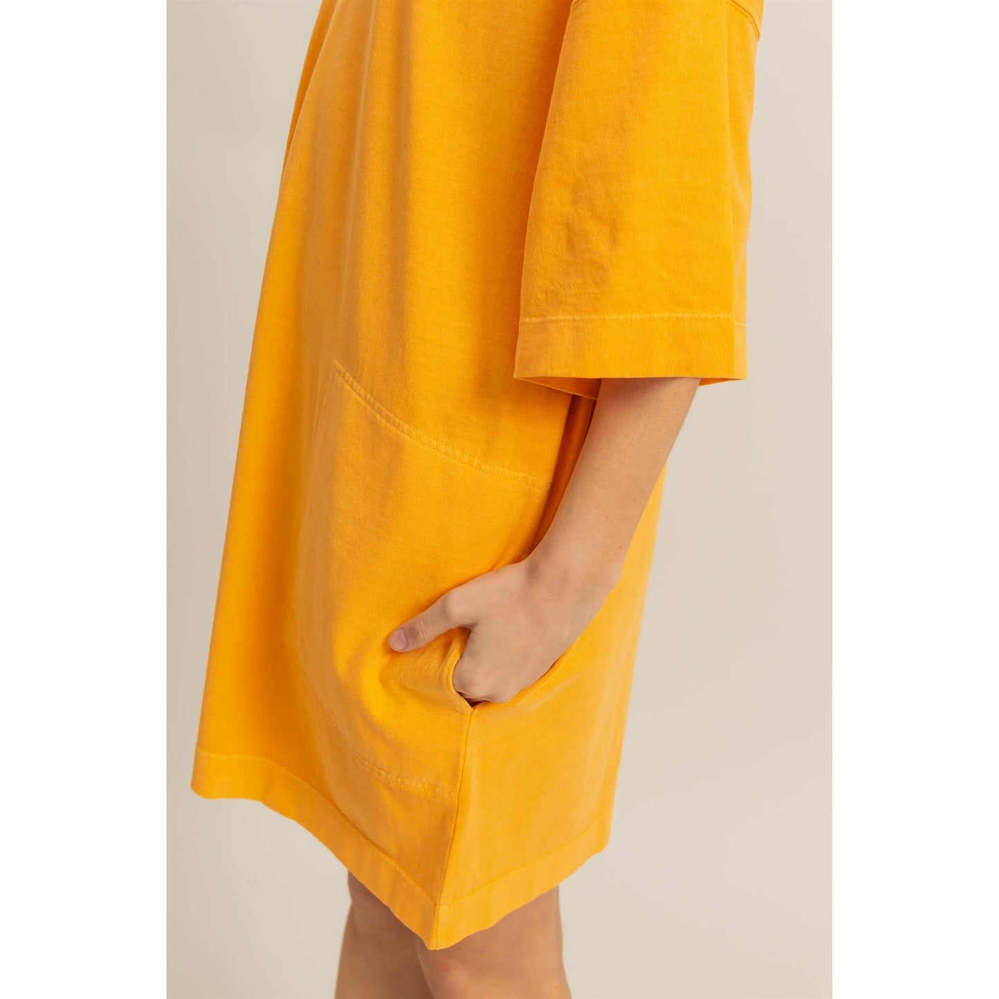 Short Sleeve Relaxed Fit T-Shirt Mini Dress
