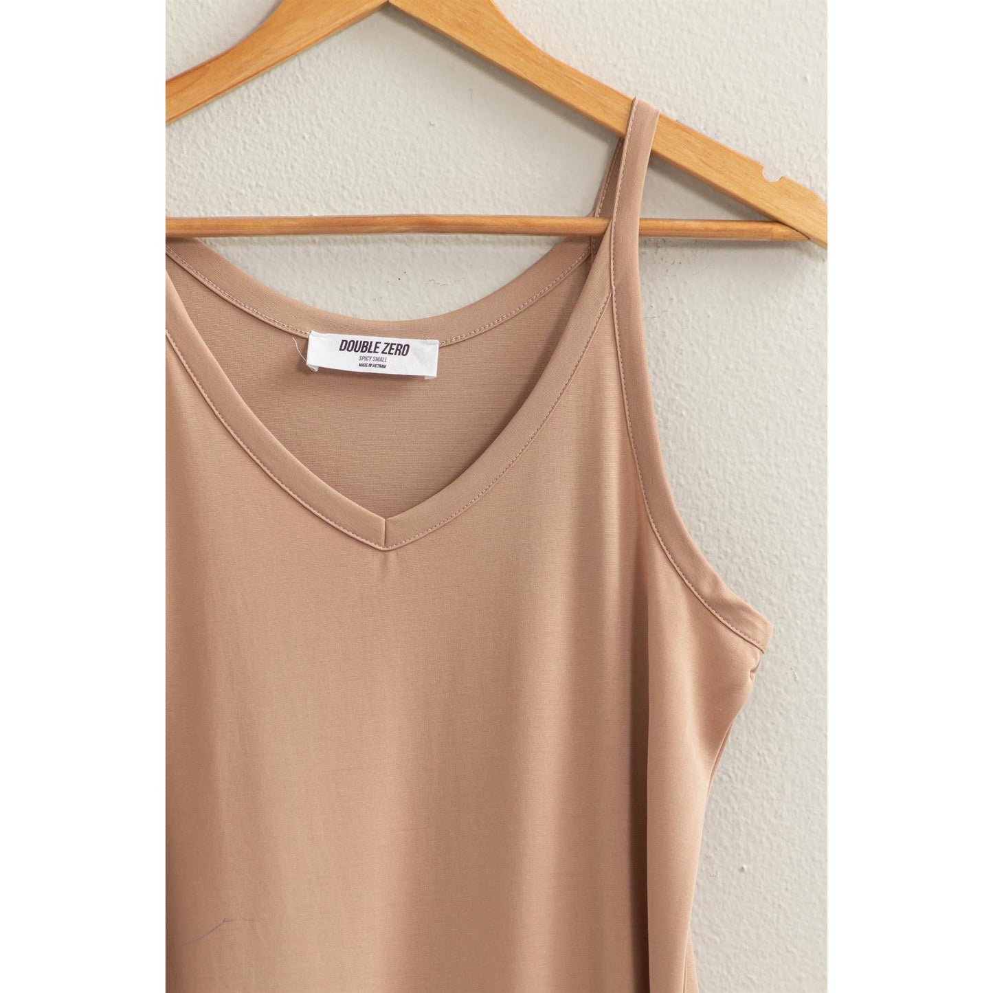 DZ24C269-Soft V-Neck Midi Dress