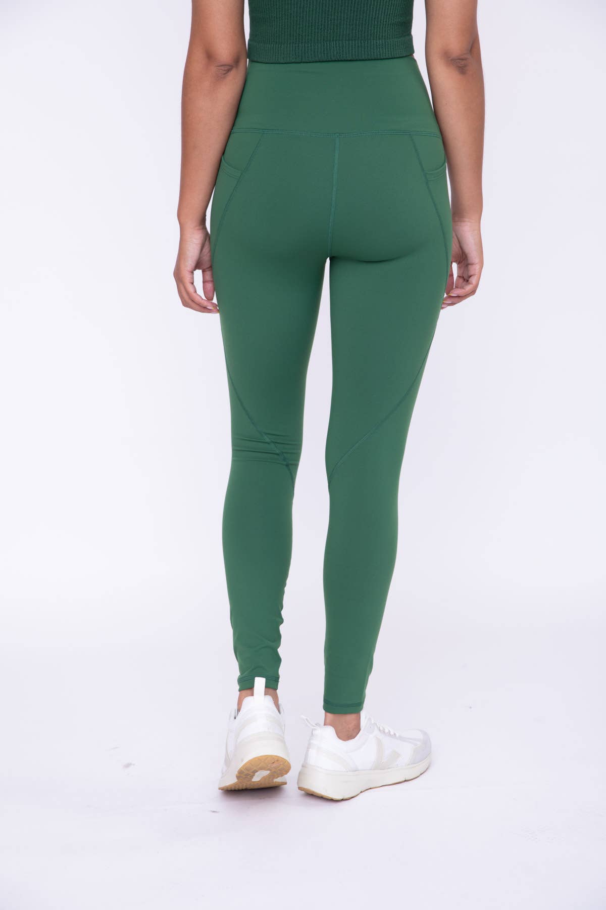 Tapered Band Essential Solid Highwaist Leggings