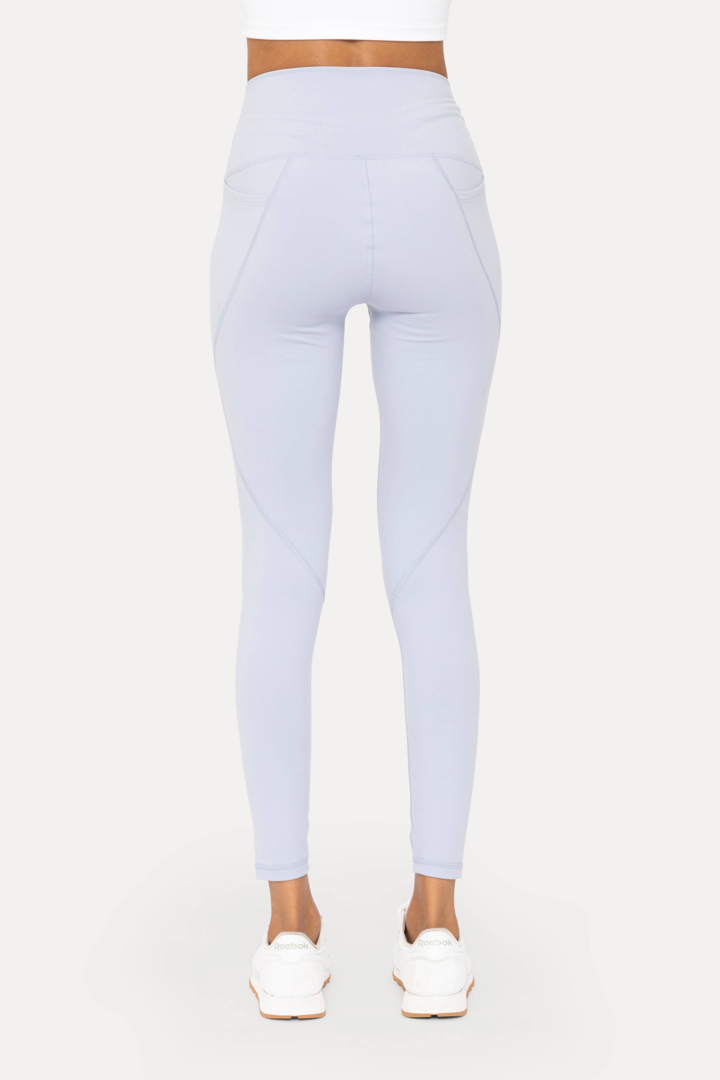Tapered Band Essential Solid Highwaist Leggings