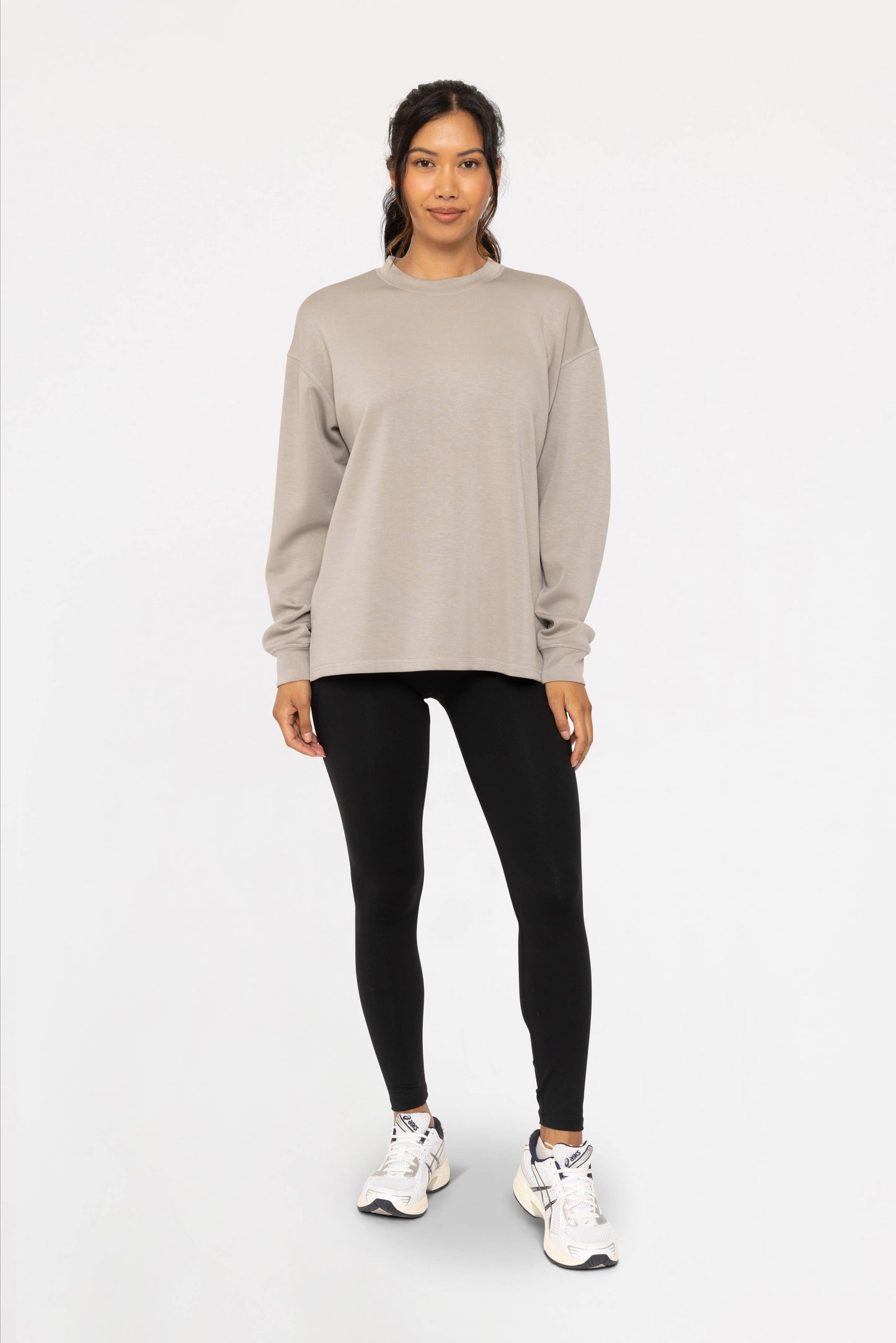 Tapered Band Essential Solid Highwaist Leggings