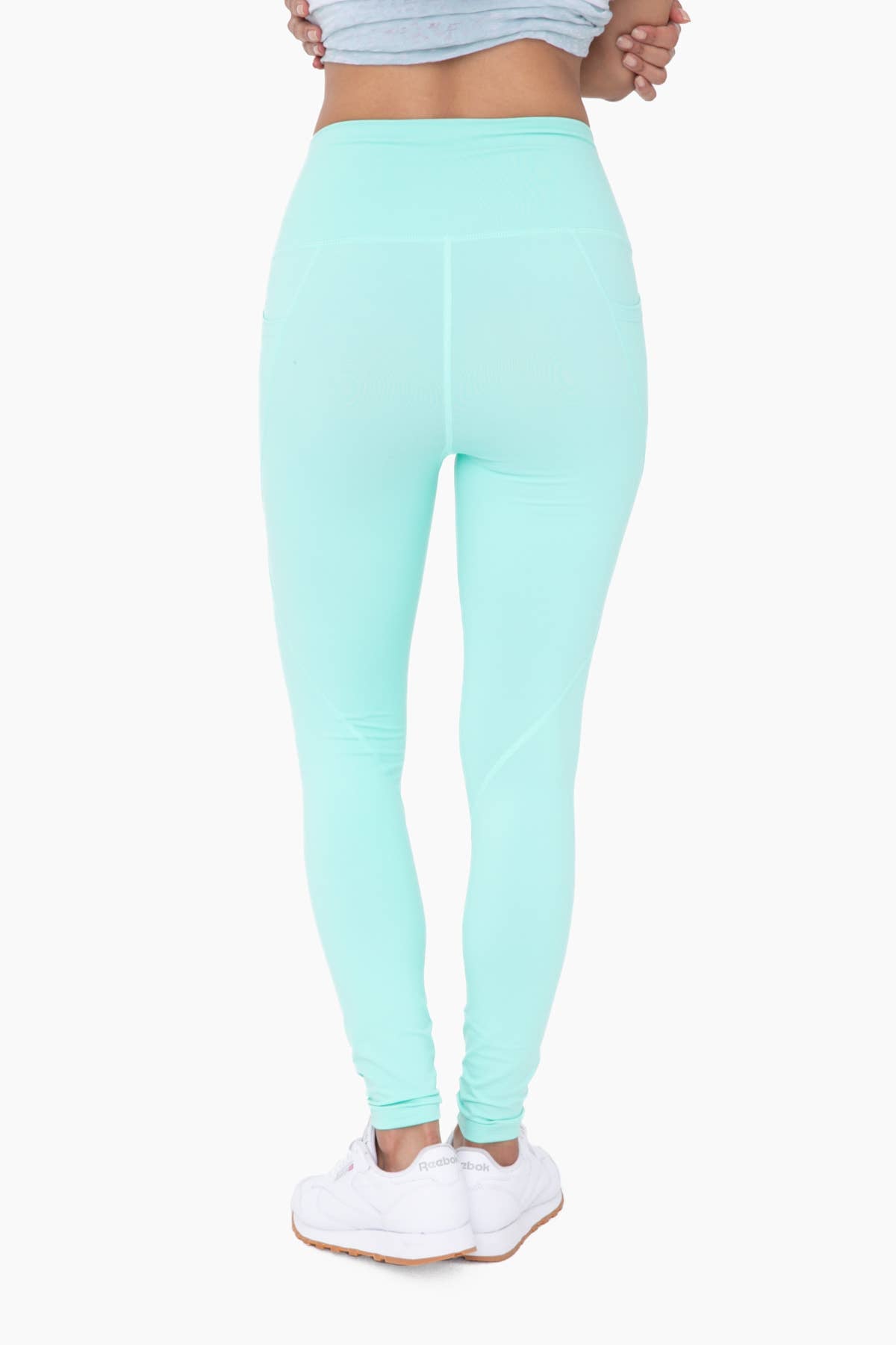 Tapered Band Essential Solid Highwaist Leggings
