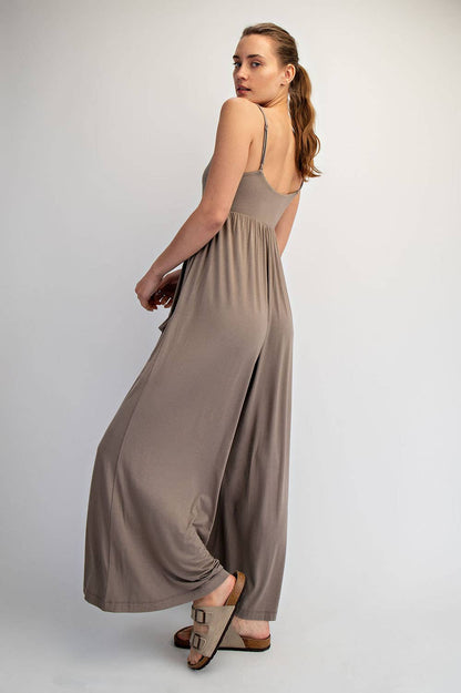 VISCOSE MODAL WIDE LEG ONESIE