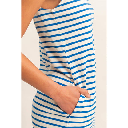 Striped Sleeveless Mini Dress