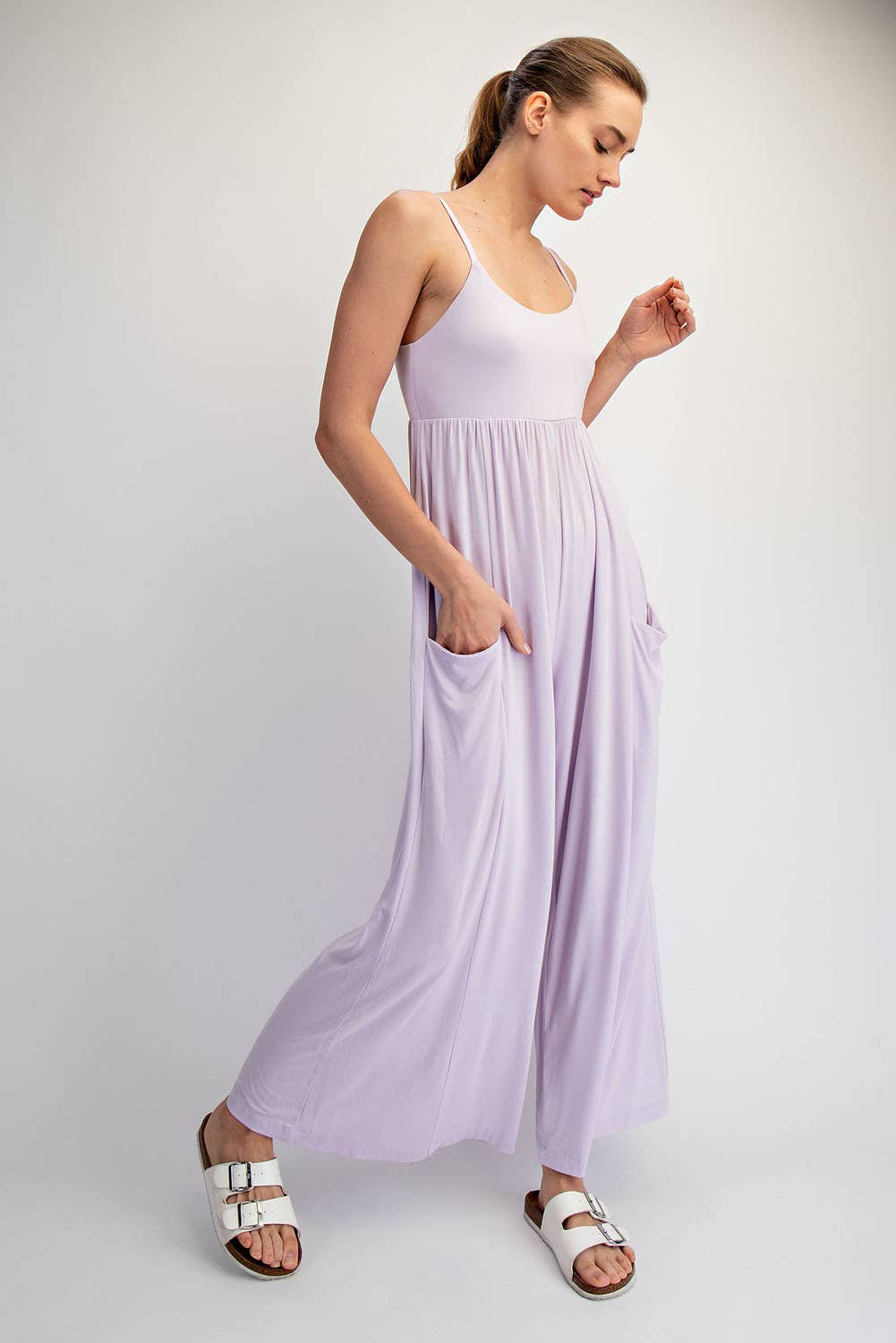 VISCOSE MODAL WIDE LEG ONESIE