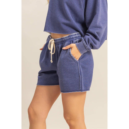 DZ25A915-Drawstring Lounge Shorts