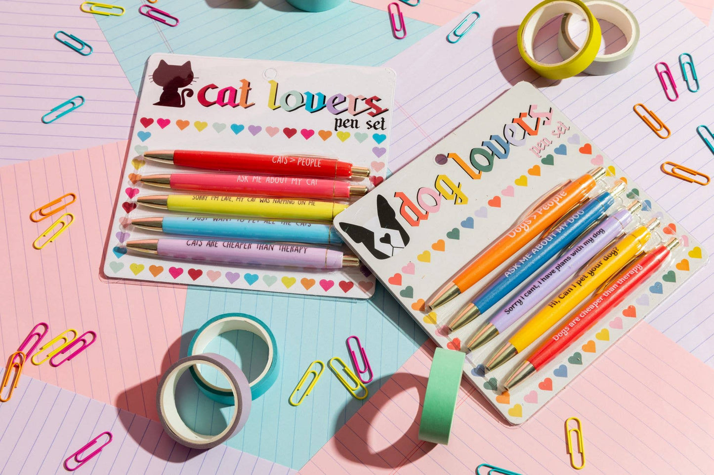 Dog Lovers Pen Set (funny gifts, dog mom gifts, novelty pen)