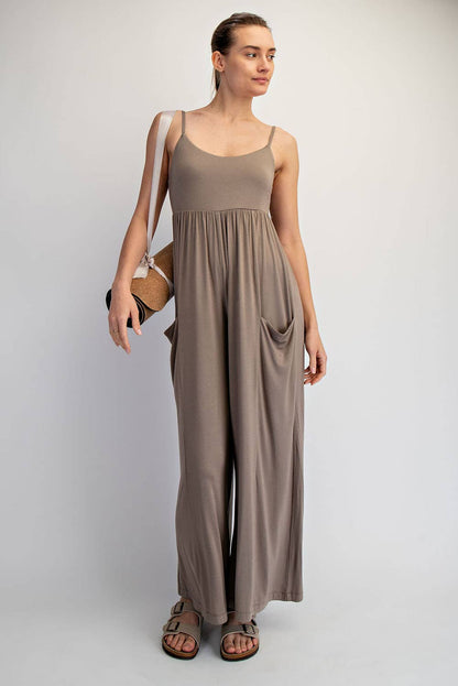 VISCOSE MODAL WIDE LEG ONESIE