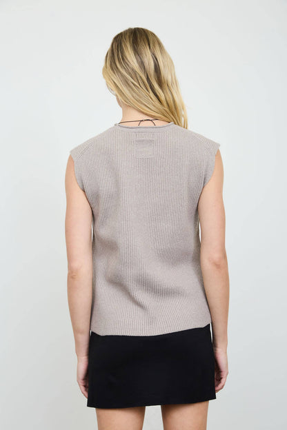 RAW MOCK NECK DOLMAN SLEEVE SWEATER KNIT TOP