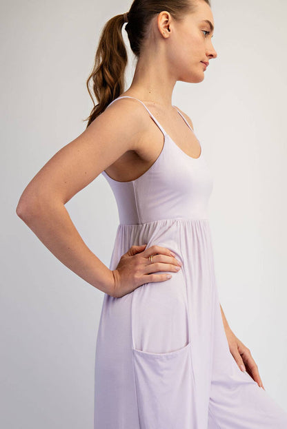 VISCOSE MODAL WIDE LEG ONESIE