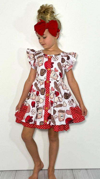 Ball & Peanuts Girls Dress