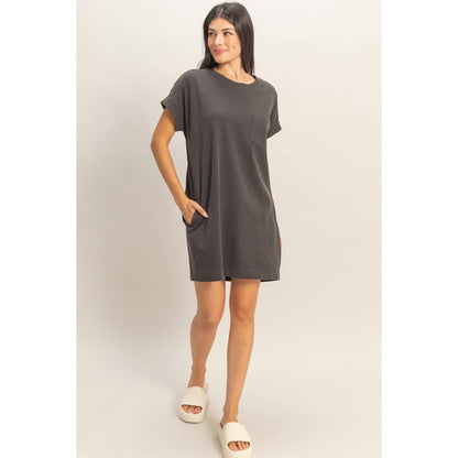 Round Neck T-Shirt Mini Dress
