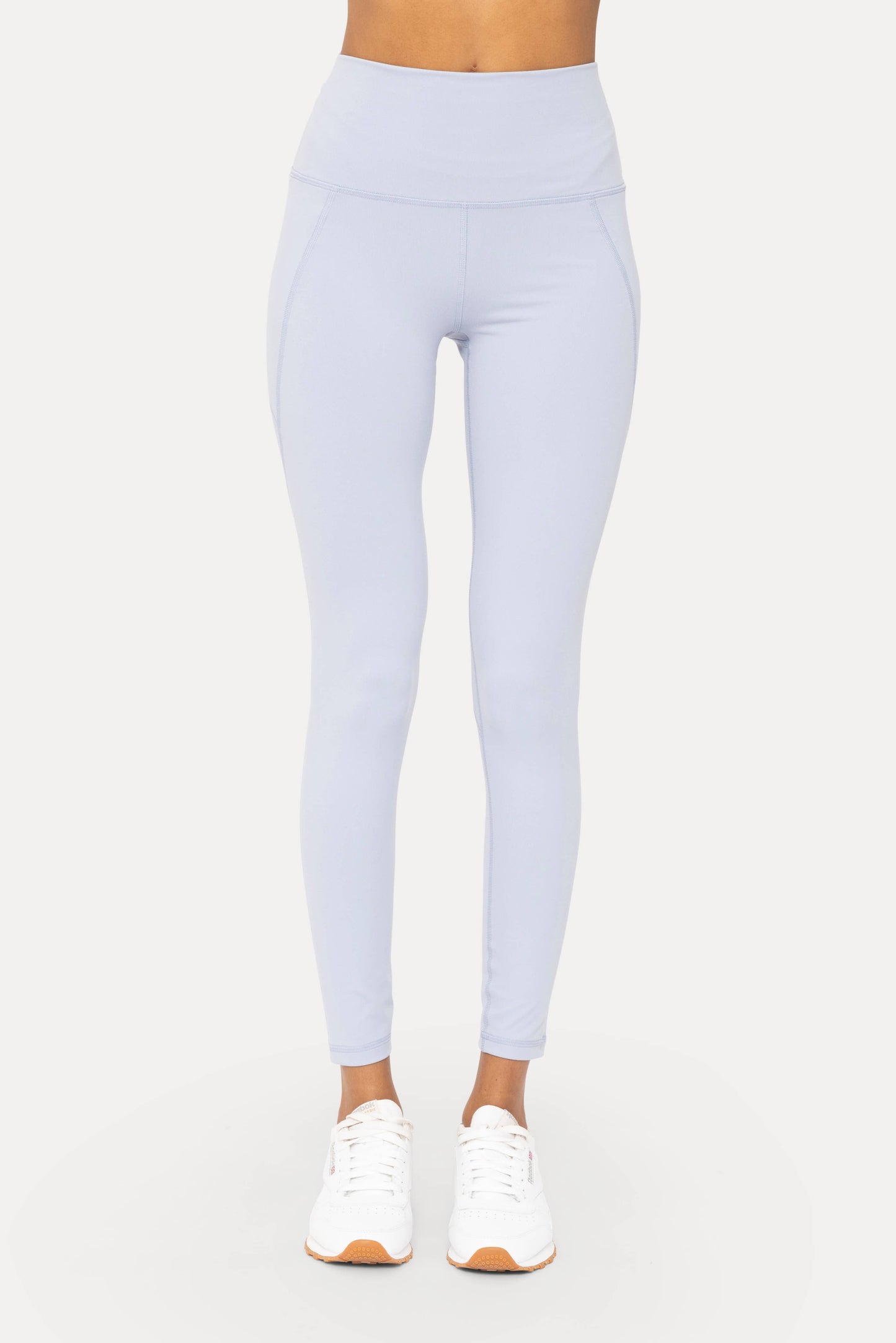 Tapered Band Essential Solid Highwaist Leggings