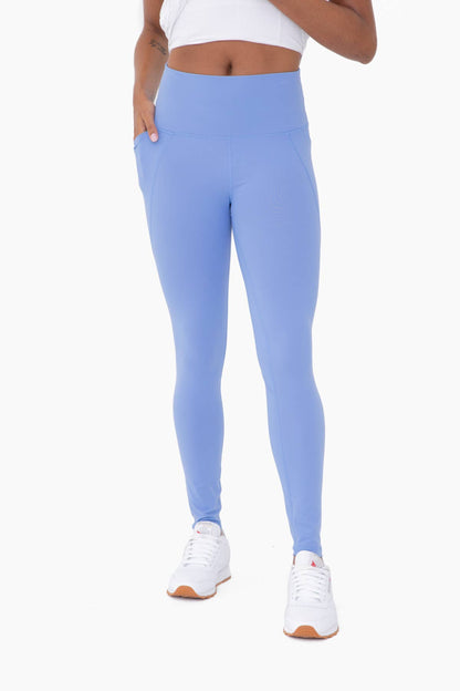 Tapered Band Essential Solid Highwaist Leggings