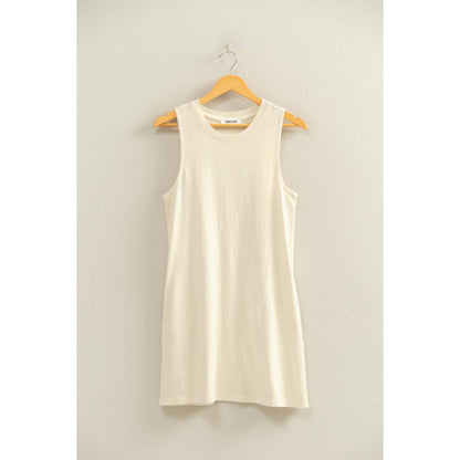 Pigment Dyed Sleeveless Mini Dres