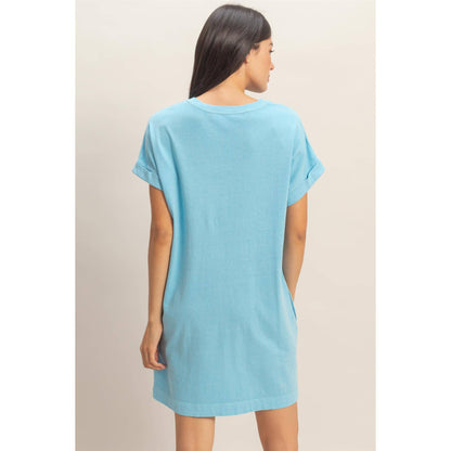 Round Neck T-Shirt Mini Dress