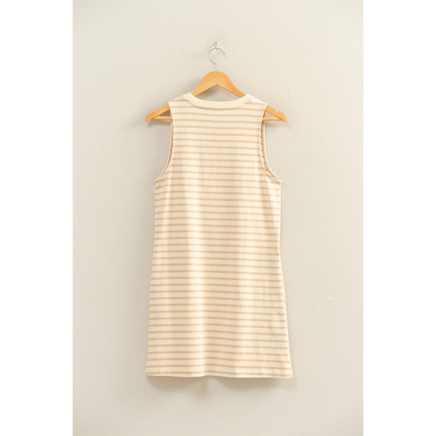 Striped Sleeveless Mini Dress
