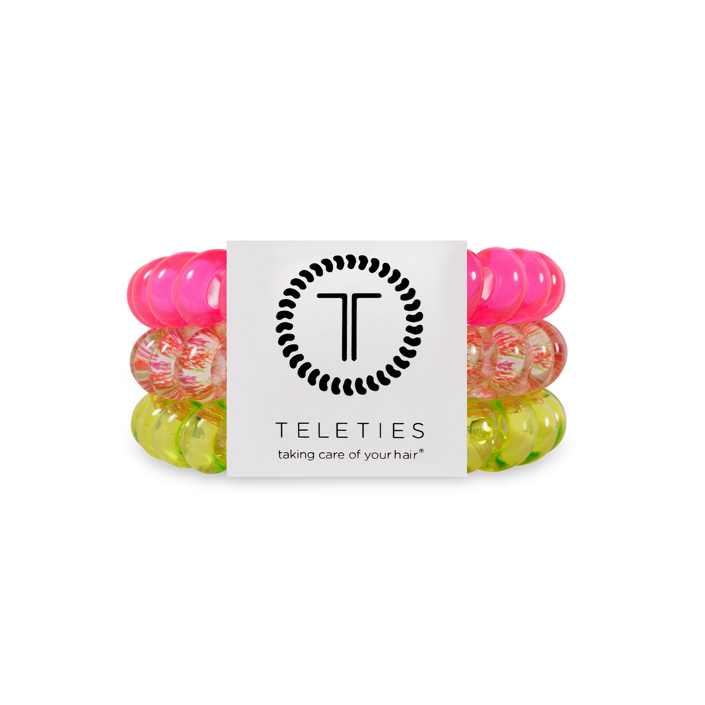 Spiral Hair Coils | Large | Tropical Punch Hair Ties