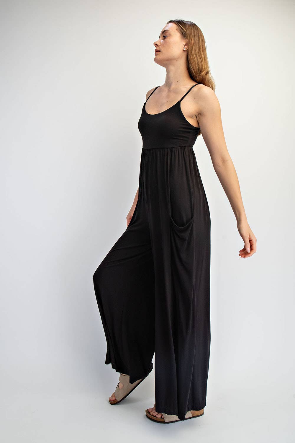 VISCOSE MODAL WIDE LEG ONESIE