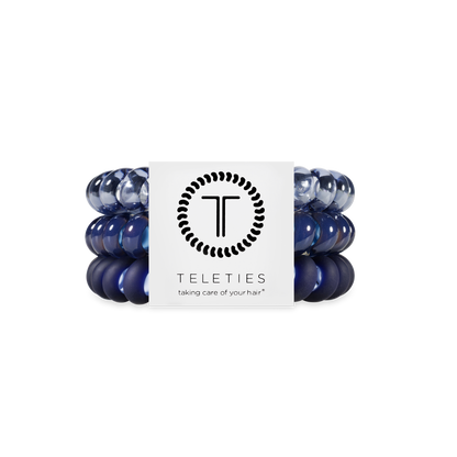 Spiral Hair Coils | Large | Nightfall Navy Hair Ties