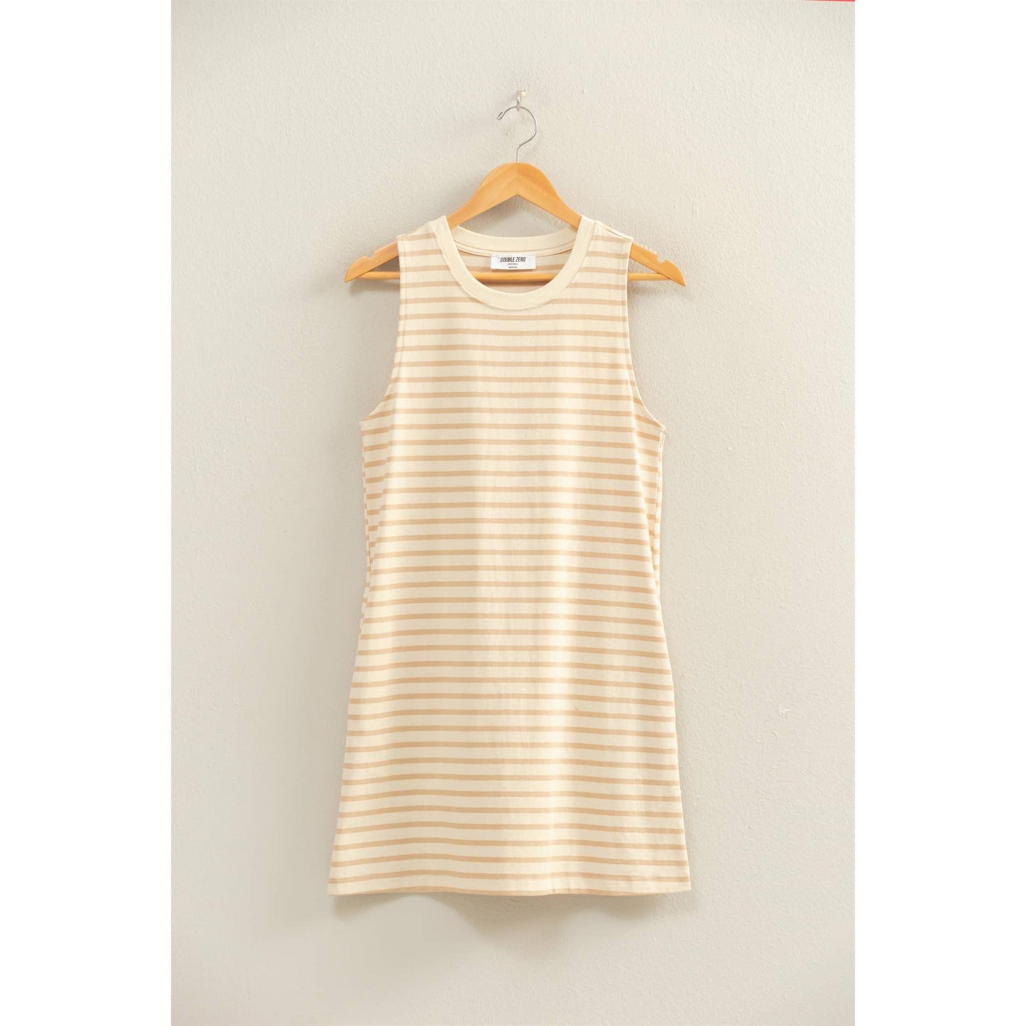 Striped Sleeveless Mini Dress
