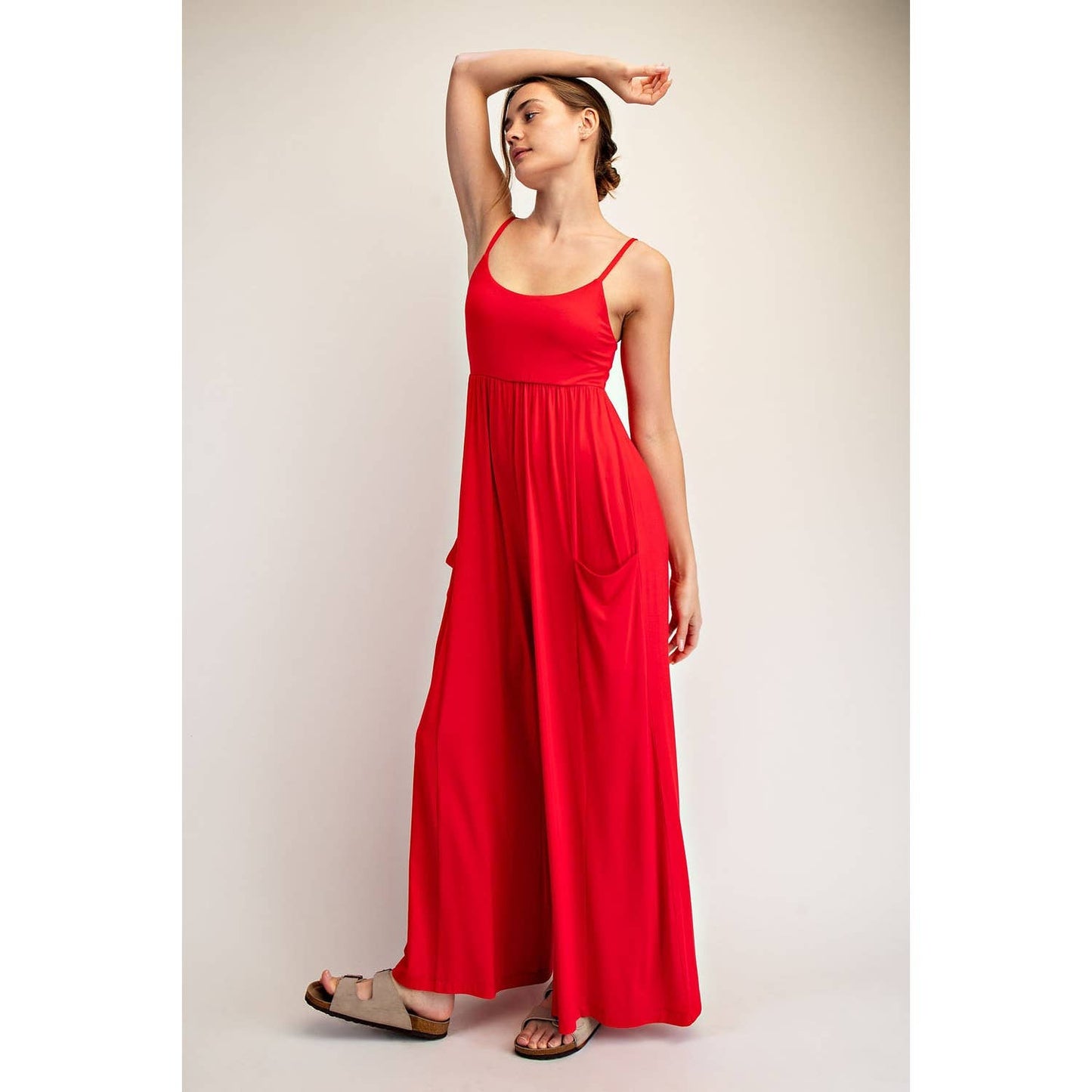 VISCOSE MODAL WIDE LEG ONESIE