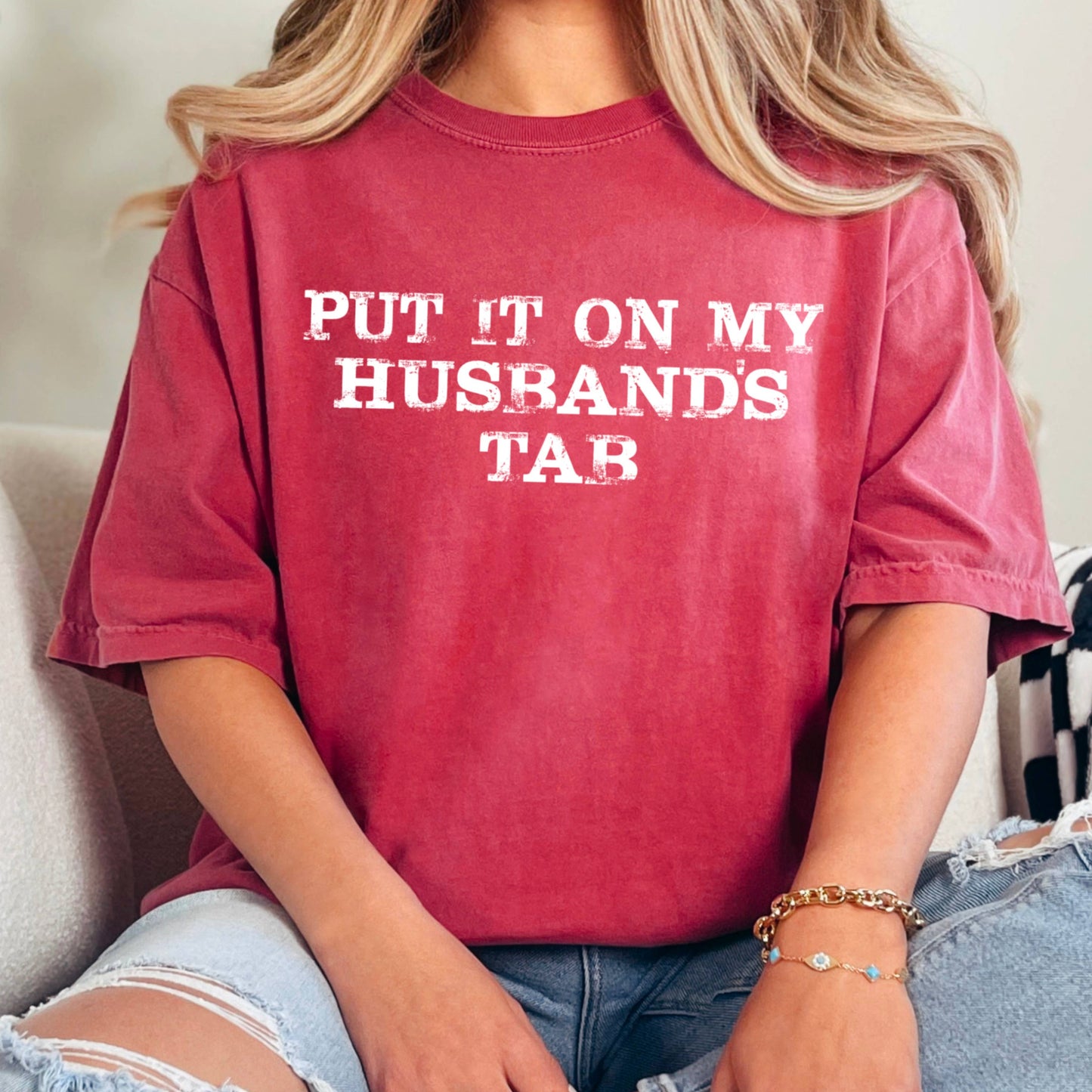 Women's Graphic Tee | Put It On My Husband's | Comfort Color