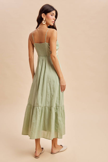 LACE DETAIL MAXI DRESS