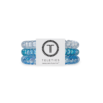 Spiral Hair Coils | Small | Summer Sky Hair Ties