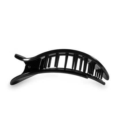 Round Flat Hair Clip | Large | Jet Black