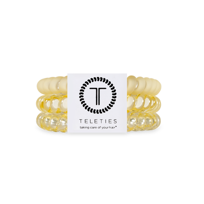 Spiral Hair Coils | Large | Butter Yellow Hair Ties