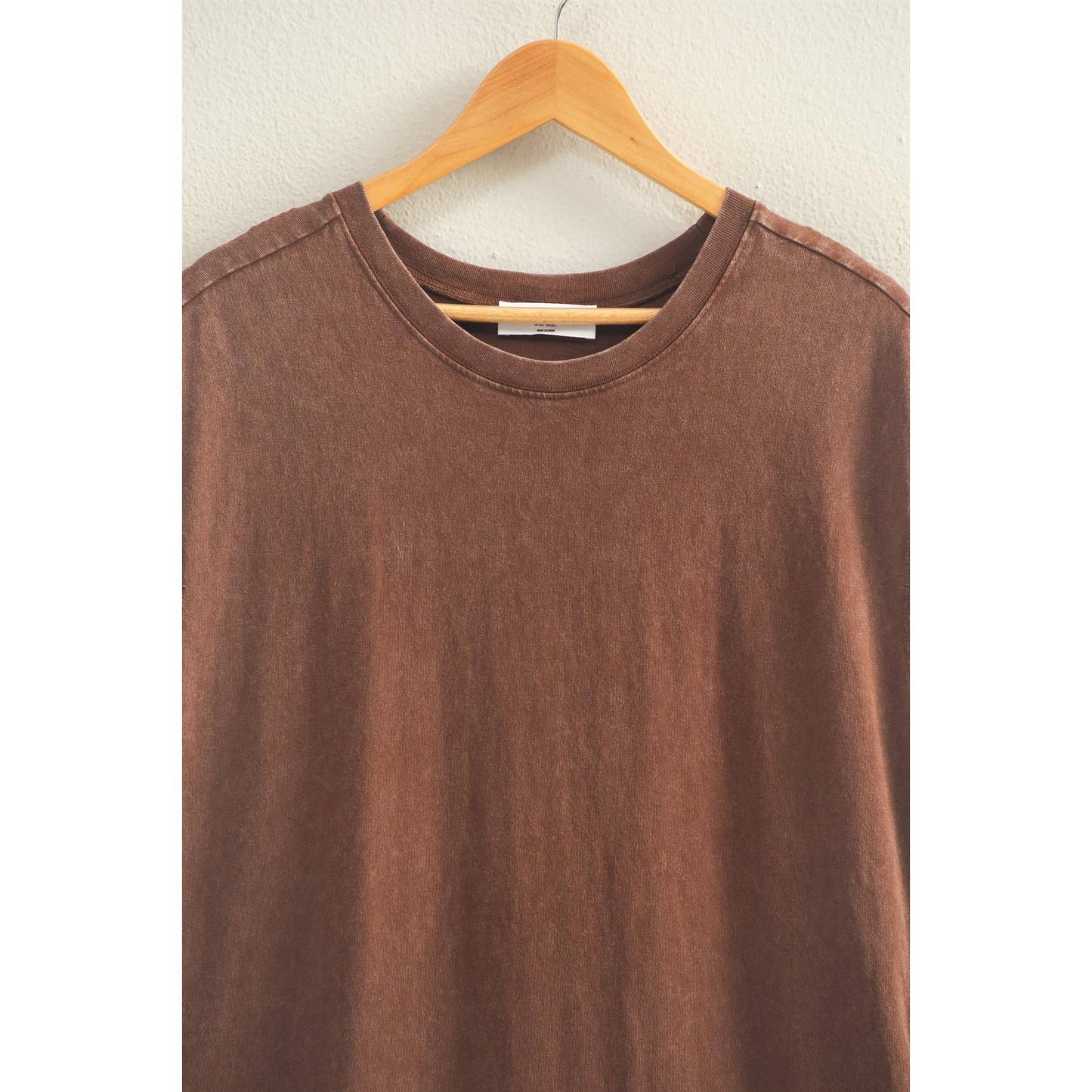 Mineral Wash Cap Sleeve Midi Dress