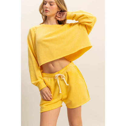 DZ25A915-Drawstring Lounge Shorts