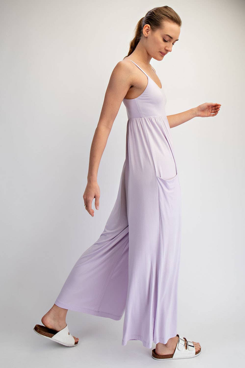 VISCOSE MODAL WIDE LEG ONESIE