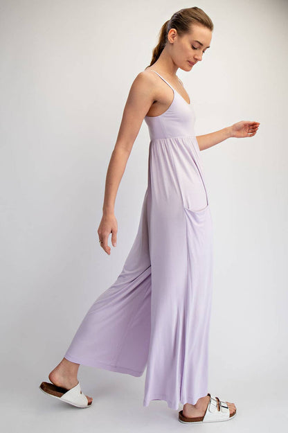 VISCOSE MODAL WIDE LEG ONESIE