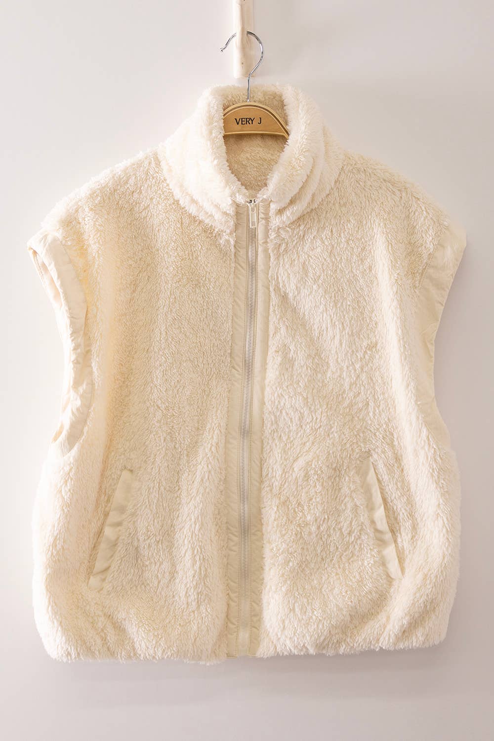 NJ90484-Cozy Sherpa Puffer Vest