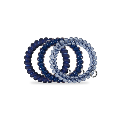 Spiral Hair Coils | Large | Nightfall Navy Hair Ties
