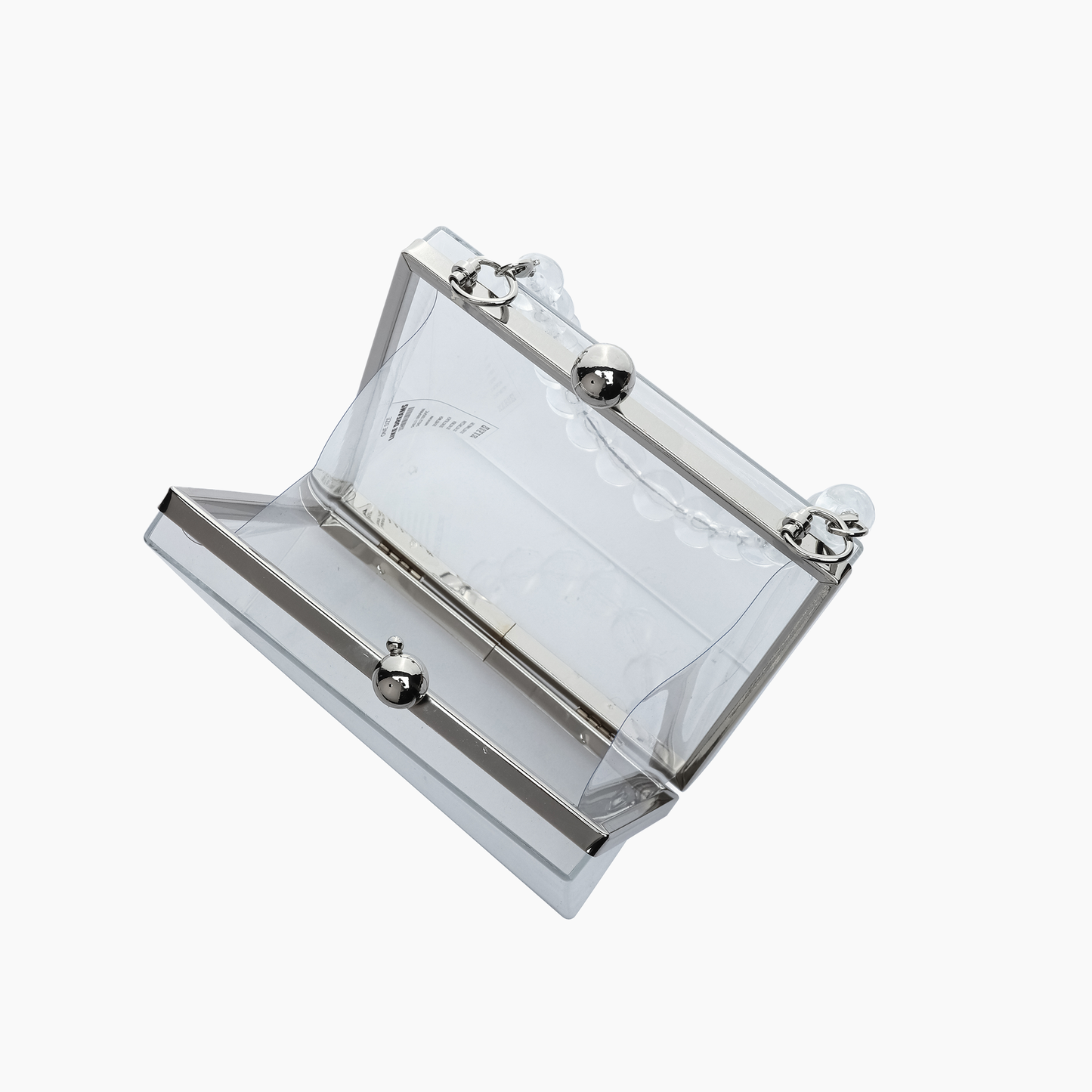 Bella Top Handle Clear Clutch