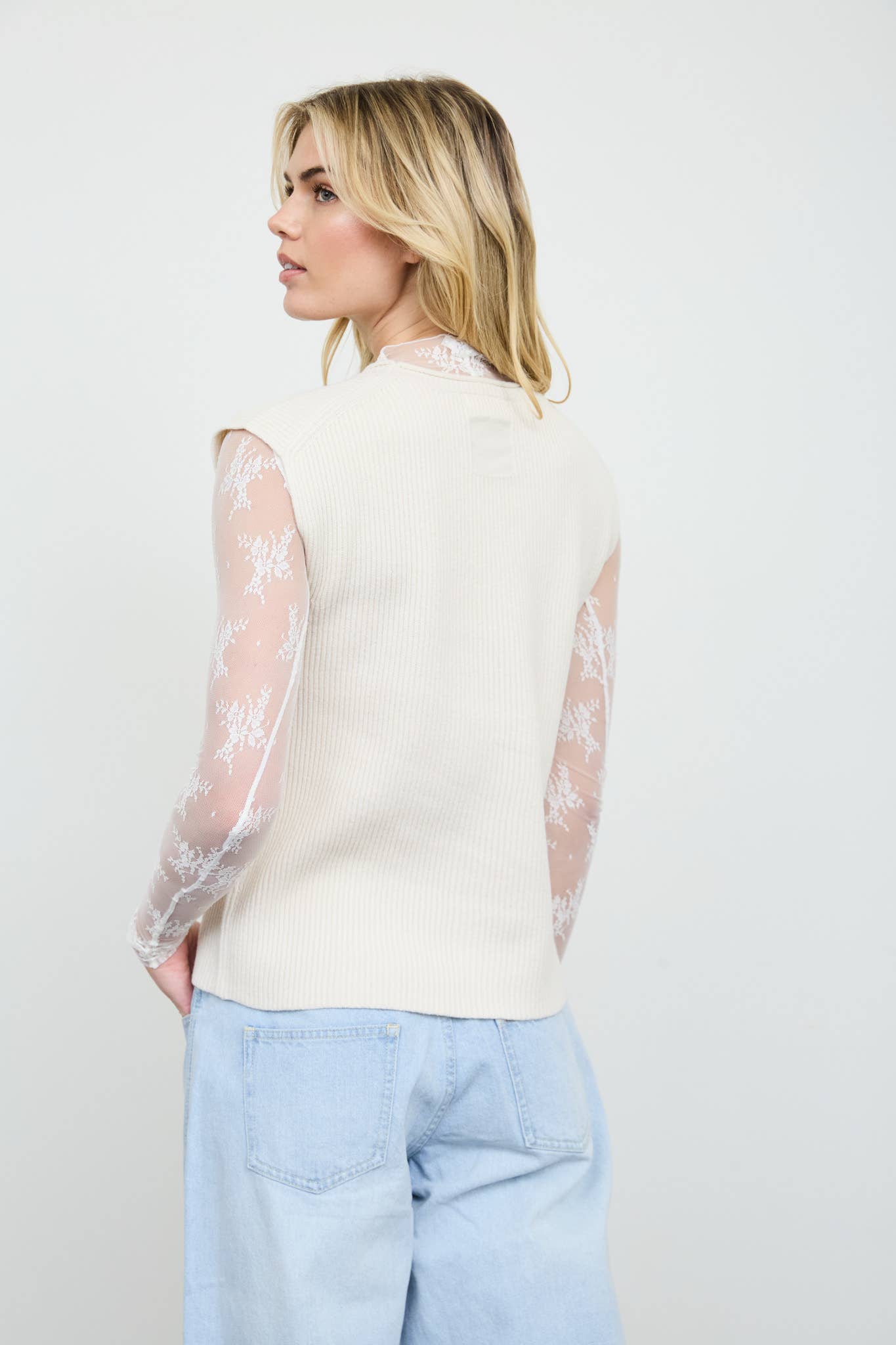RAW MOCK NECK DOLMAN SLEEVE SWEATER KNIT TOP