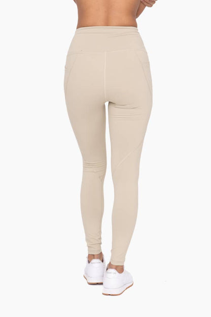 Tapered Band Essential Solid Highwaist Leggings