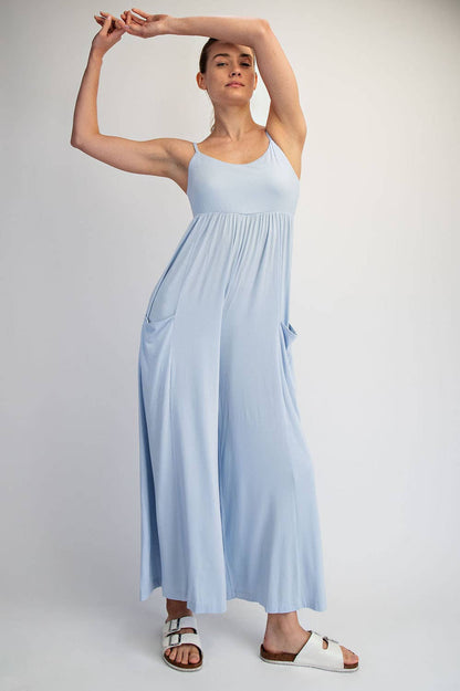 VISCOSE MODAL WIDE LEG ONESIE
